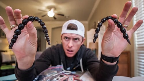 Strange Fishing Worms Unboxing
