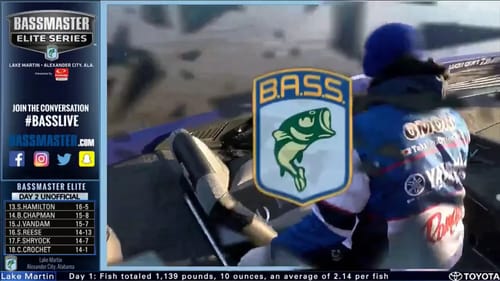 2018 Bassmaster LIVE at Lake Martin- Friday