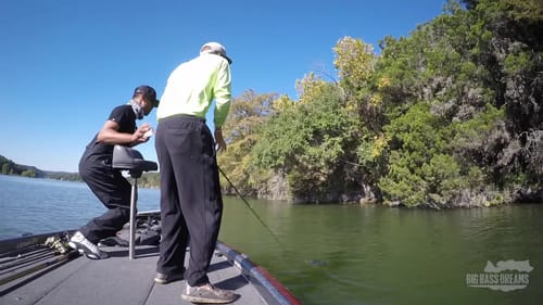 Bass Crushes Big Swimbait at the Boat
