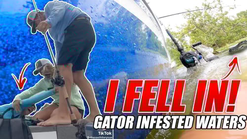 I Fell in GATOR INFESTED WATERS!
