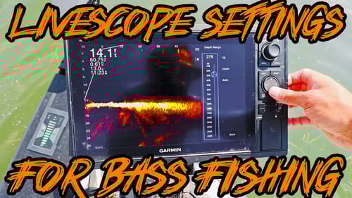 BEST LIVESCOPE Settings For BASS FISHING!! See Clearer and Further!