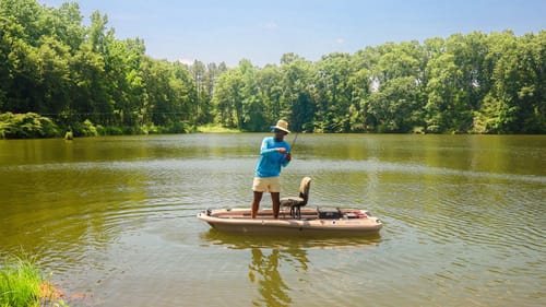 Fishing a DEEP LOADED Pond For BIG BASS (SUMMER TIME BASS FISHING)