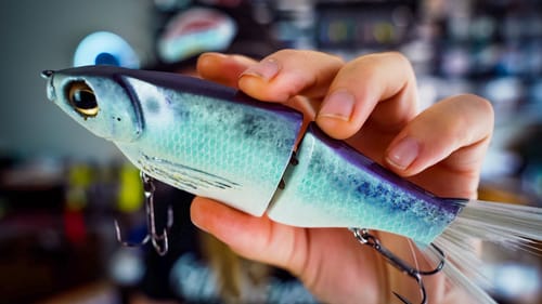 These Custom Painted Chad Shad Glide Baits GO HARD! Replacements for the Lost Chad