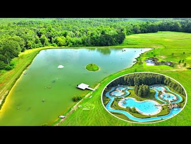 Building a Lazy River Pond at the Farm! (For the Fish)