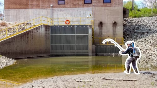 I DID NOT Want to Fish this Spillway... (GIANT NEW SPECIES!)