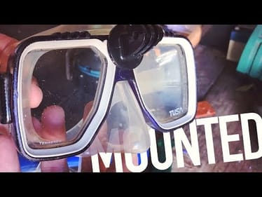 Dusting off the Spear Gear - Gopro Mask Mount Test Run