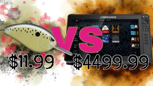 $5000 Electronics Are Cool, But $10 CRANKBAITS FIND & CATCH BASS
