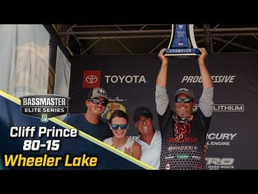 Cliff Prince wins 2024 Bassmaster Elite at Wheeler Lake with 80 pounds, 15 ounces