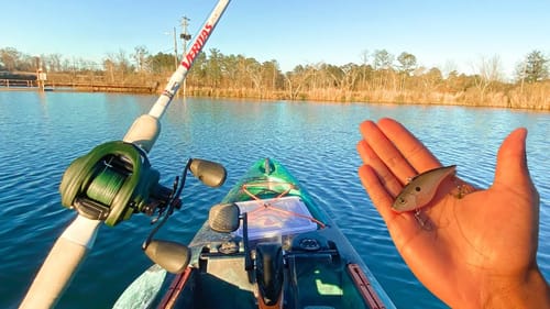 Kayak Bass Fishing NEW Lures For BIG BASS