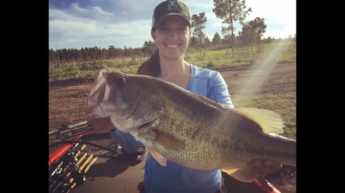 Liz Learns How to Flip and Pitch - Spring Bass Fishing