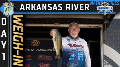 Weigh-in: Day 1 of 2023 B.A.S.S. Nation Regional at Arkansas River
