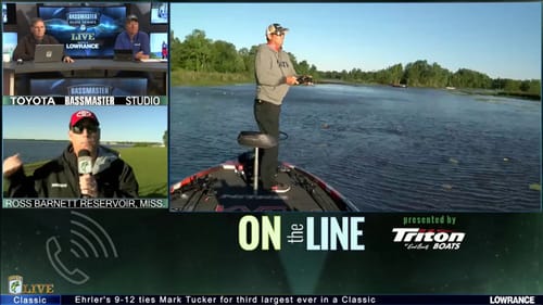 2017 Bassmaster LIVE at Ross Barnett- Monday part 1
