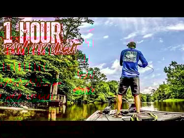1 HOUR RAW and UNCUT Buzzbait ONLY Bass Fishing!! || Crazy Blowups!!