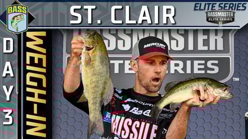 Weigh-in: Day 3 of Bassmaster Elite at Lake St. Clair