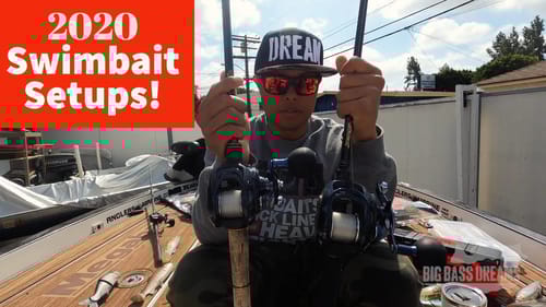 Oliver Ngy's 2020 Swimbait Rods and Reel Setups - Tackle Breakdown