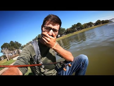 DEFEATED by the POND MONSTER!!