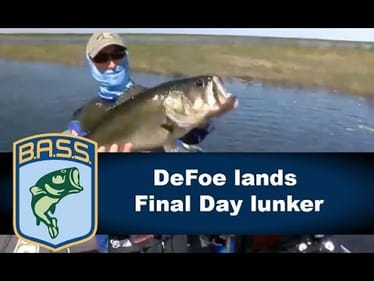 Ott DeFoe catches a final day kicker on Lake Okeechobee