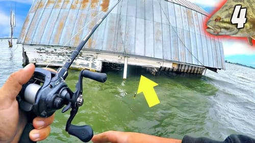 I've NEVER Caught Fish Like this Before!!! --BASS FISHING Flooded Muddy Lakes
