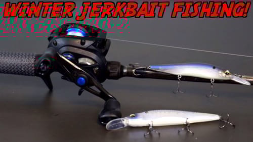 The BEST Winter Jerkbait Fishing Setup!