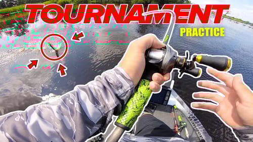 Searching for BIG River Bass (Tournament Fishing Practice)