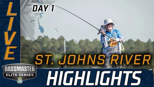 Highlights: Day 1 Bassmaster action at St. Johns River