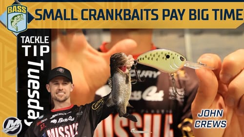 John Crews believes tiny crankbaits can pay big rewards in the Fall