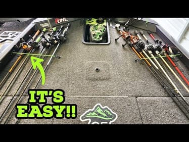 GF Outdoors Thru Hull Rod Tie Down Installation Video