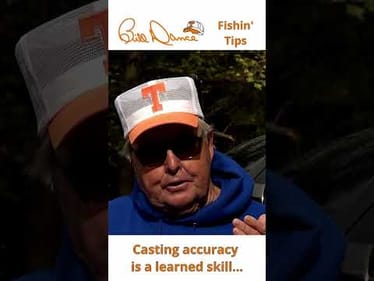 Casting accuracy is a learned skill...