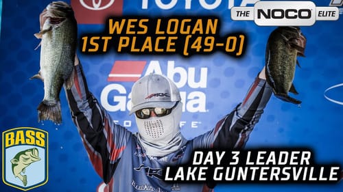 Wes Logan leads Day 3 with 49 pounds (Lake Guntersville Bassmaster Elite)