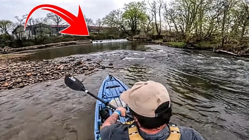 This Spill Way was Loaded with SMALL MOUTH BASS