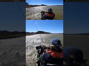 I'll Never do this in a Kayak again!!  Scary