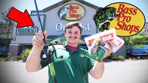 Bass Pro Shops EMPLOYEE Takes Me Fishing Challenge!