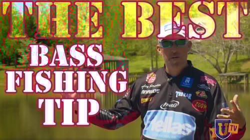 The BEST Bass Fishing Tip from Wesley Strader