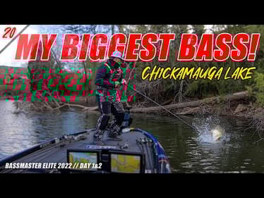 My BIGGEST BASS EVER in a Tournament!! - Bassmaster Elite Chickamauga 2022 Day 1&2 - UFB S2 E20