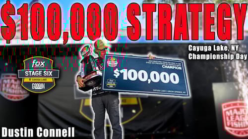 This CRAZY STRATEGY won me $100,000 - MLF Stage 6 Cayuga Lake - Championship Day