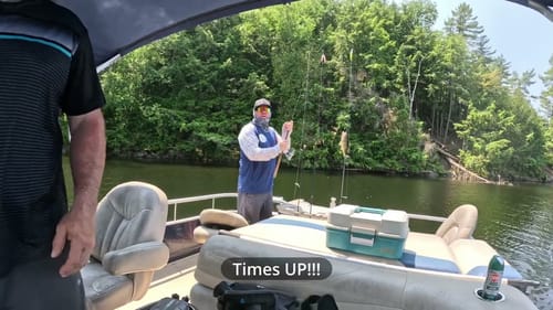 Shane Rages at Crew As He Can't Beat the Clock! #anger #rage #basshogg #fishing #funny #bass