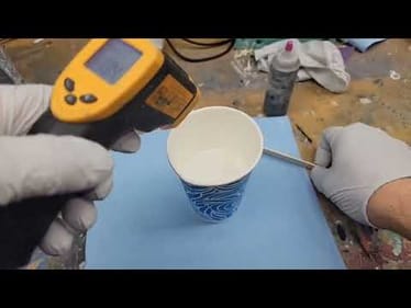 Glass microballoon water purge!
