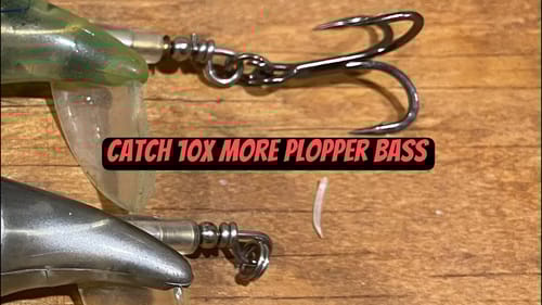 My Secret Whopper Plopper Modification…(Will Catch/Land 50% More Bass