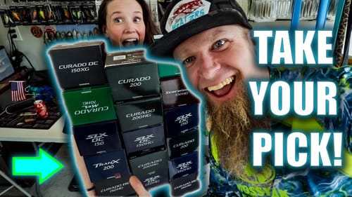Giving Away A Shimano Reel & Bed Fishing From My Boat For The First Time