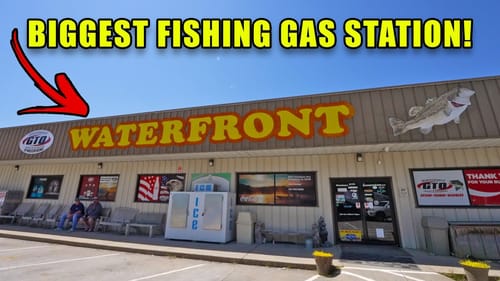 Worlds BIGGEST $100 Gas Station Fishing Challenge (CRAZY Finds!)