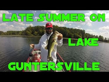 Bass Fishing on Guntersville in Late Summer