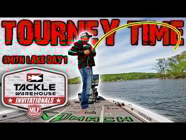 Smith Lake PRO BASS TOURNAMENT for $80,000! Day 1 Fishing With LIVESCOPE! (MLF INVITATIONAL)
