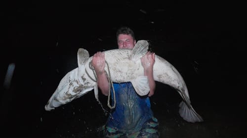 I CAUGHT The 200+ POUND RIVER MONSTER! (FOOD CHAIN CHALLENGE!)