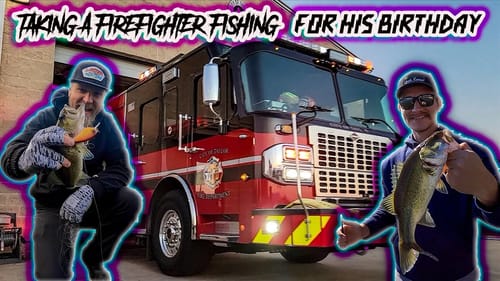 Taking A Firefighter Bass Fishing For His Birthday. The MOST TERRIFYING RUN EVER!!!