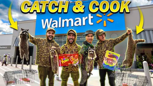 WALMART Trapping RACCOON Catch Clean Cook! ( FLAIR'S RANCH )