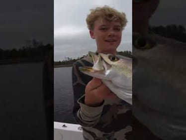 Giant PB Trout landing! #shorts