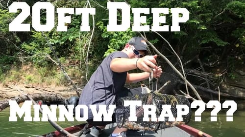 Minnow Trap in Deep Water!