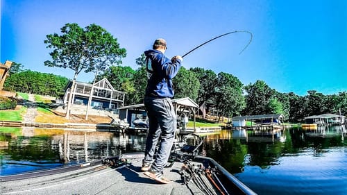 These BASS Are So AGGRESSIVE!! || Lake Gaston Bass Fishing