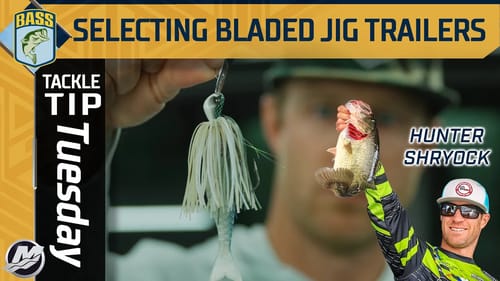 When and Why Hunter Shryock chooses certain Bladed Jig trailers