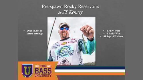 Prespawn Fishing : How to Catch Bass on Rocky Bluffs